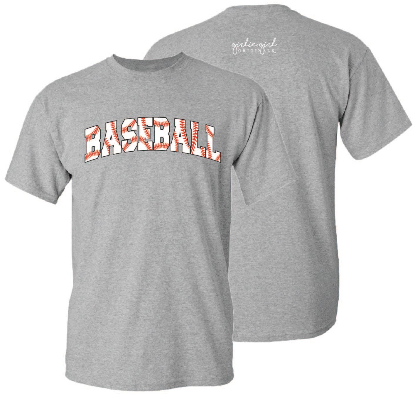 2621 Baseball Arch-Sports Short Sleeve Girlie Girl Graphic Tee