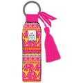 Southern Couture Key Chain with Lip Balm Holder & Tassle Assorted Designs